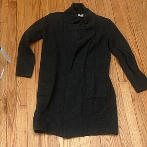 Monteau Black long cardigan